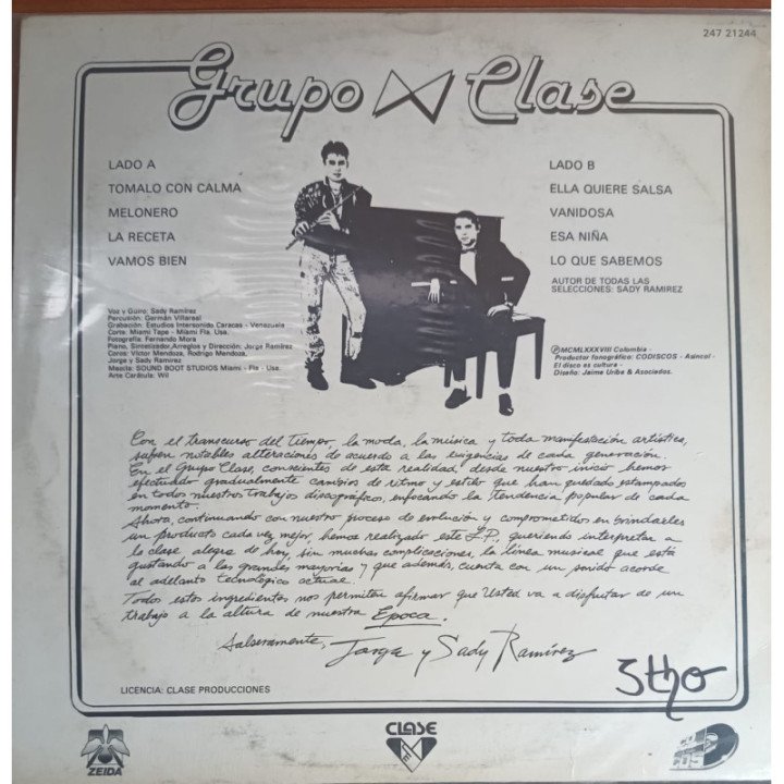 Grupo clase - Epoca... Epoca... reverso