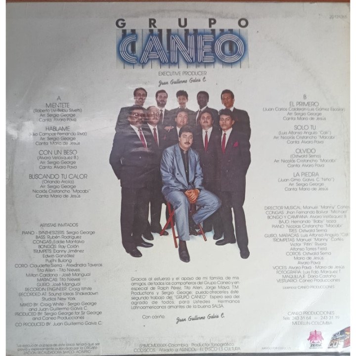 Grupo Caneo reverso