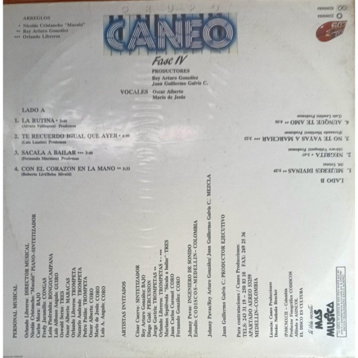 Grupo Caneo - Fase IV reverso