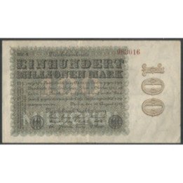 Alemania 100.000.000 Mark 22 Ago 1923 P107d
