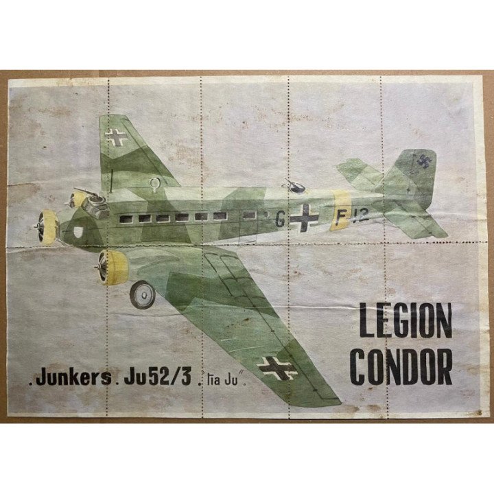 España - Cupon de racionamiento (Pliego de 10 vales) Legion Condor 1940
