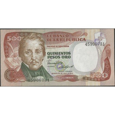 Billete de 500 Pesos 20 Jul 1986 TDLR BGW397