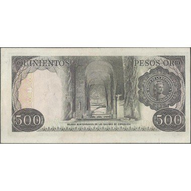 Billete de 500 Pesos 1 Abr 1991 BGW391 Pelicula