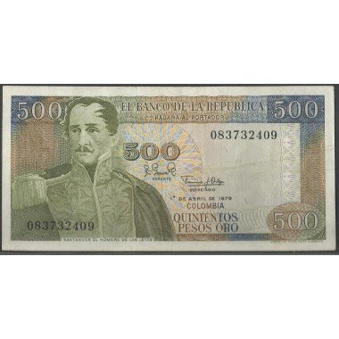 Billete de 500 Pesos 1 Abr 1979 BGW391 Pelicula