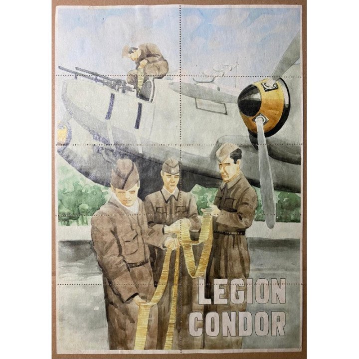 España - Cupon de racionamiento (Pliego de 10 vales) Legion Condor 1942