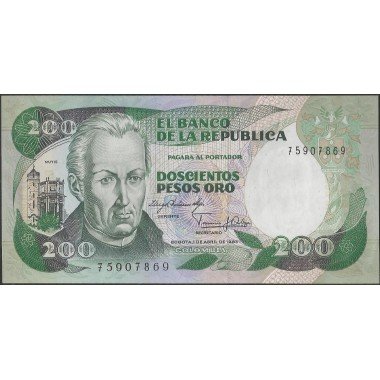 Billete de 200 Pesos 1 Abr 1983 BGW352 IBB