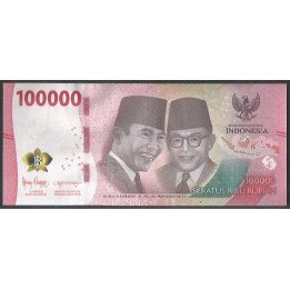 Indonesia 100.000 Rupias 2022 P168