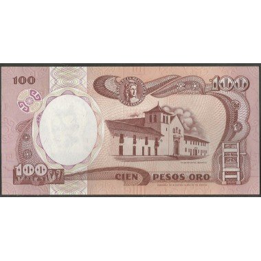 Billete de 100 Pesos 7 Ago 1991 BGW336
