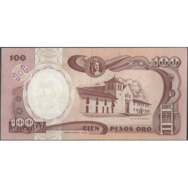 Billete de 100 Pesos 7 Ago 1989 BGW329